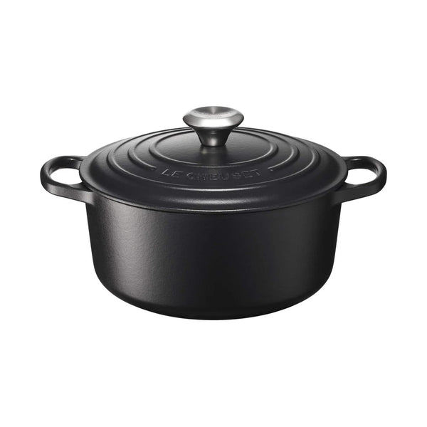 Le Creuset Cocotte Ronde Evo 20cm – Black, Cast Iron