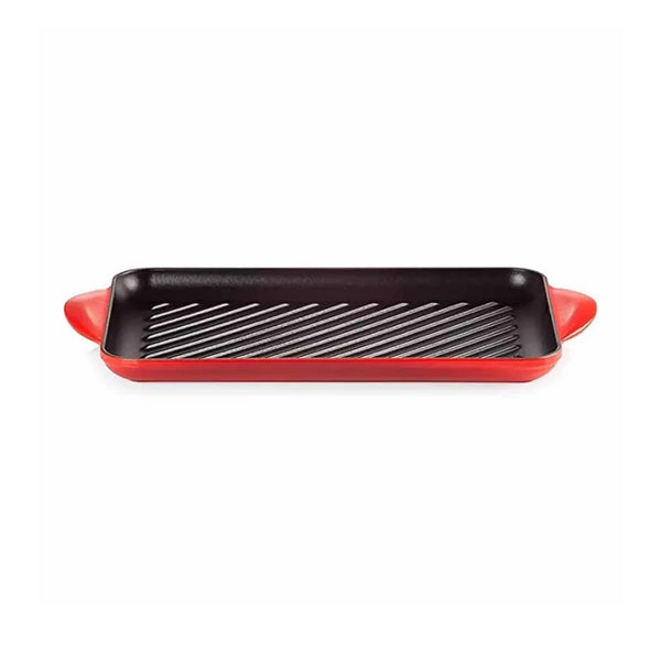 Le Creuset Rectangular Grill 32cm – Cherry Red Cast Iron