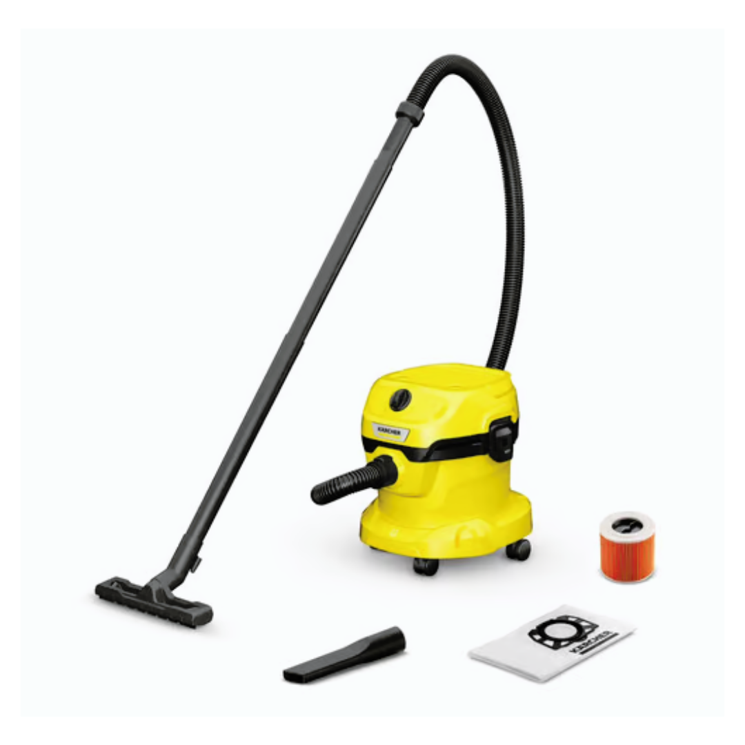 Karcher WD 2 Plus Wet & Dry Vacuum – 1000W, 12L