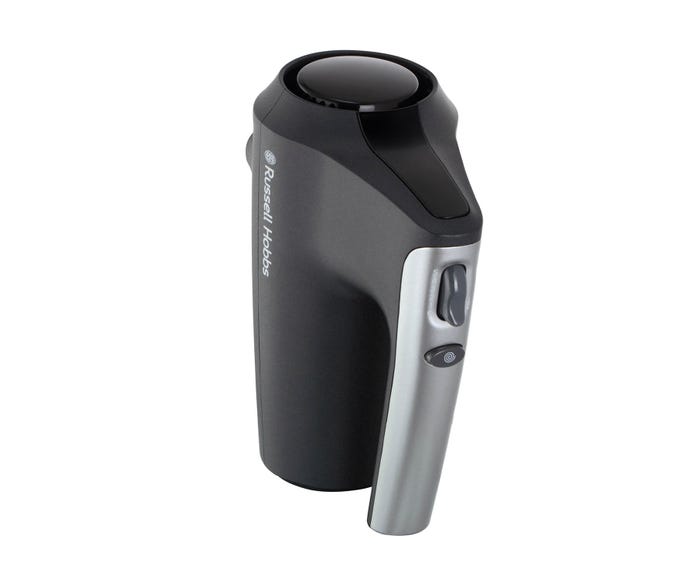 Russell Hobbs Desire Hand Mixer Matte Charcoal Grey Electric Whisk 350W Hook