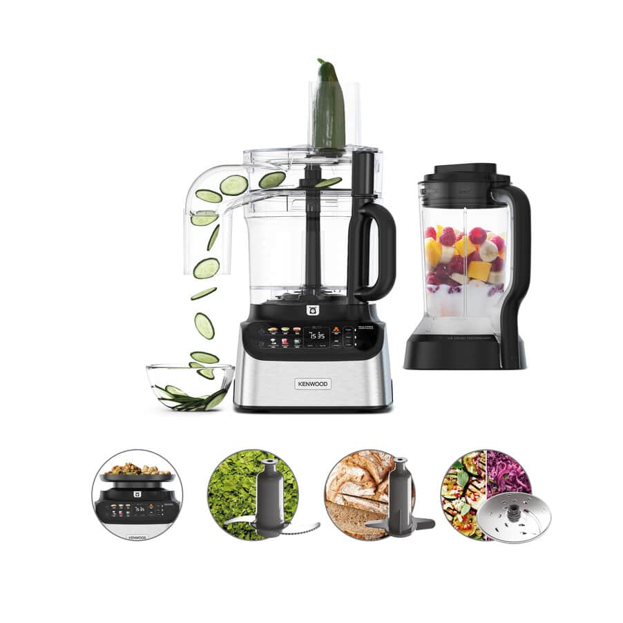Kenwood Food Processor FDM73.480SS 1000W 3L Integrated Scale Express Serve