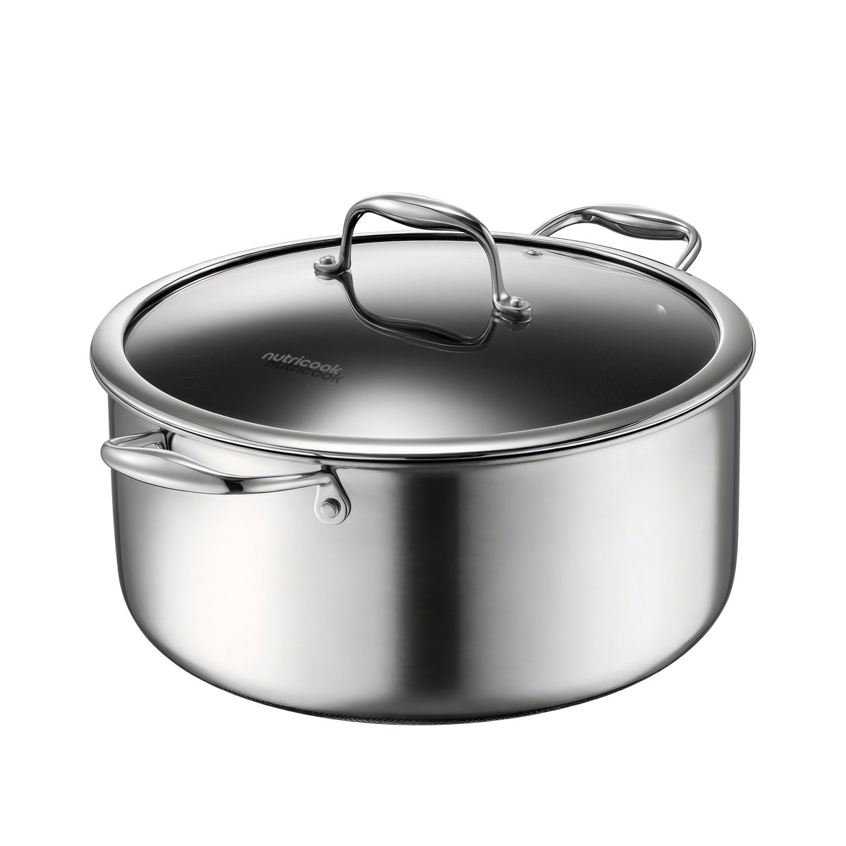 Nutricook Eterna tri-ply 28cm casserole with lid