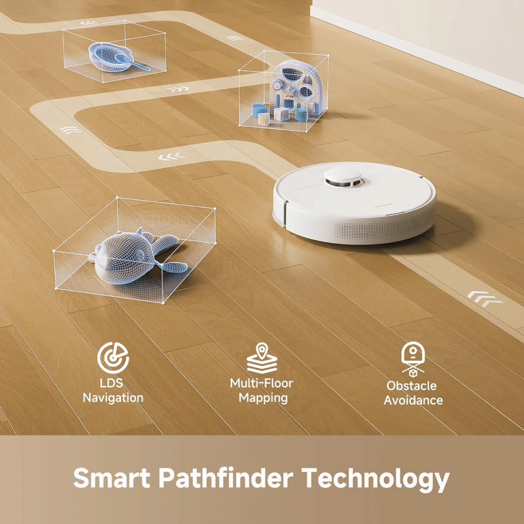 Dreame F10 Robot Vacuum Mop Cleaner 13000Pa Smart LiDAR 300min White Box