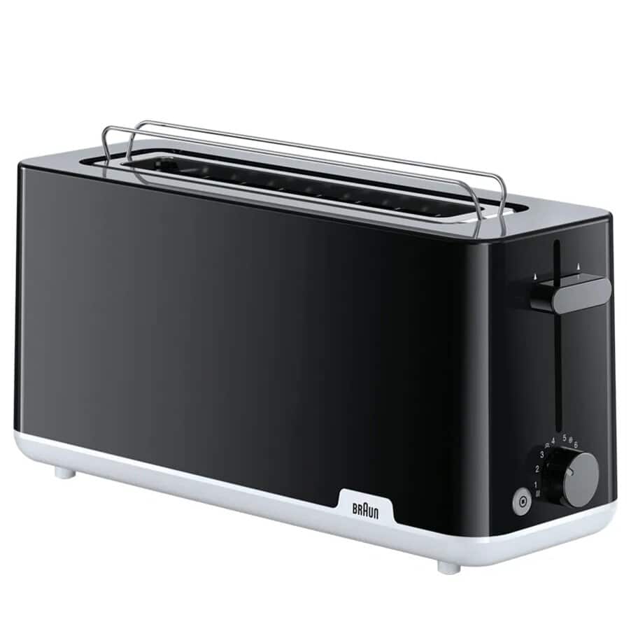 Braun Breakfast Series 1 HT1110 long-slot toaster black