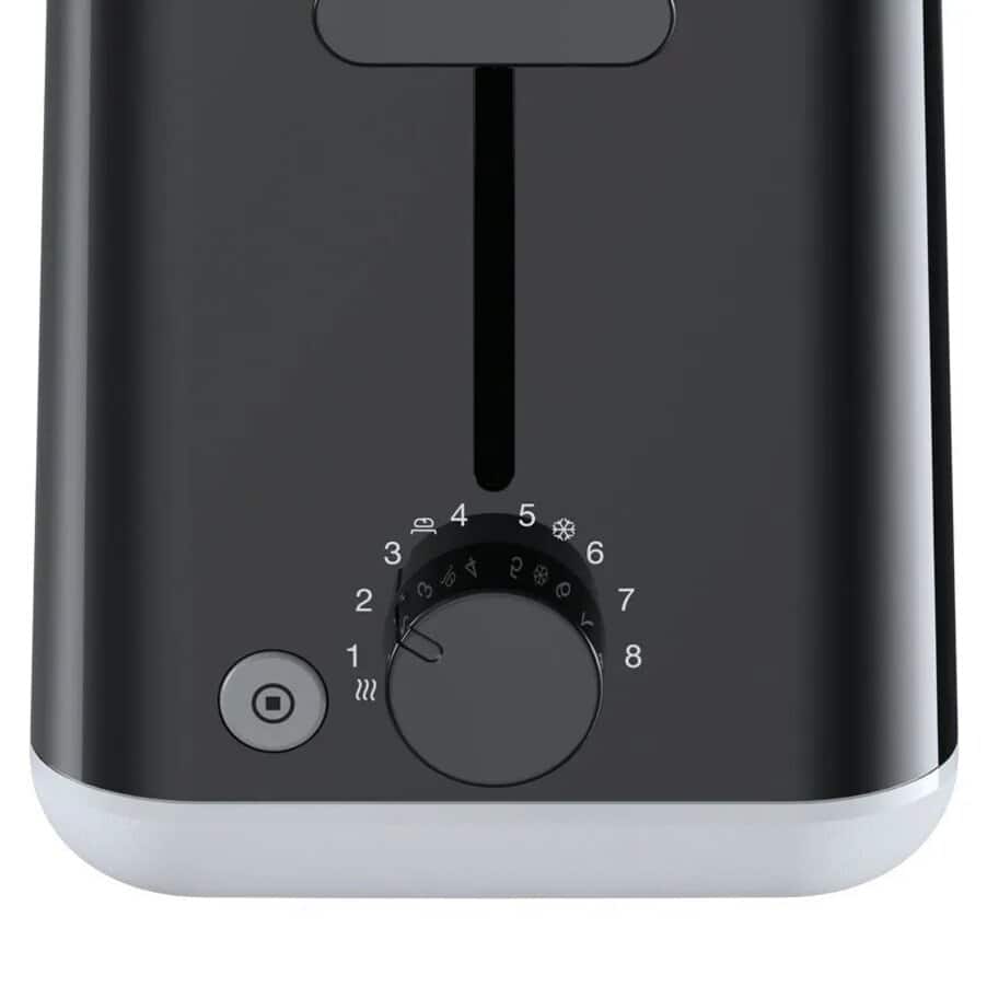 Braun Breakfast Series 1 HT1110 long-slot toaster black view 3