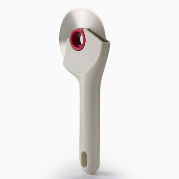 Joseph Joseph Ringo 20232 Easy-Clean Pizza Cutter Red Removable Steel Blade