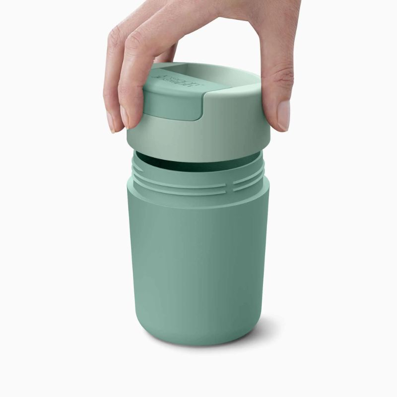 Joseph Joseph Sipp travel mug 340ml green – view 2