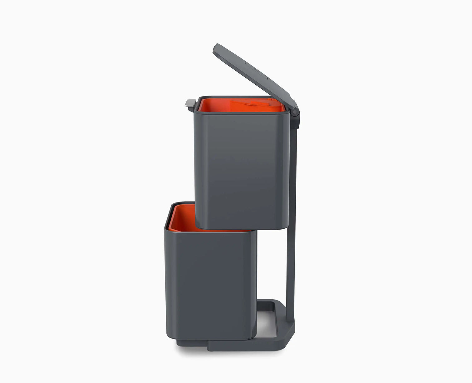 Joseph Joseph Totem Compact 40L Waste Recycling Vertical Trash Bin Graphite