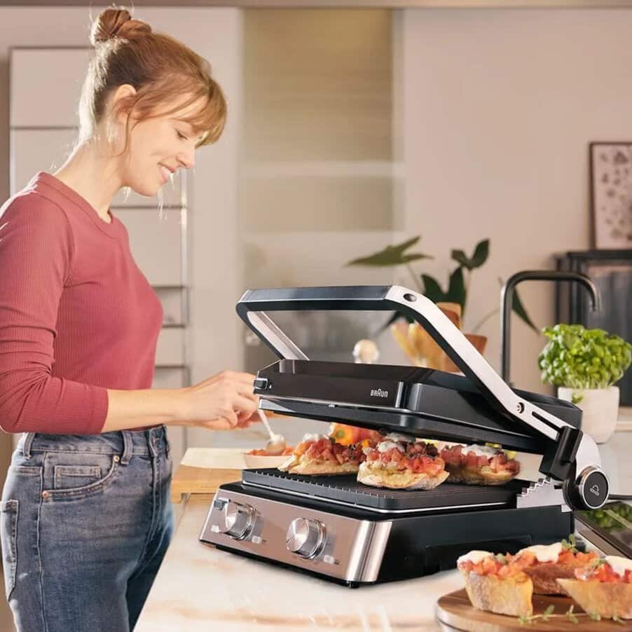 Braun MultiGrill 7 CG7020 contact grill view 4