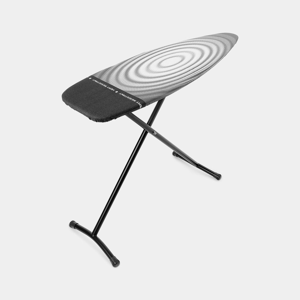 Brabantia Ironing Board D 135 x 45 cm Solid Steam Iron Rest – Black