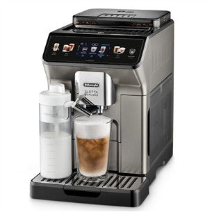 DeLonghi Coffee Machine Eletta Explore ECAM450.86.T WiFi ColdBrew Titanium Box
