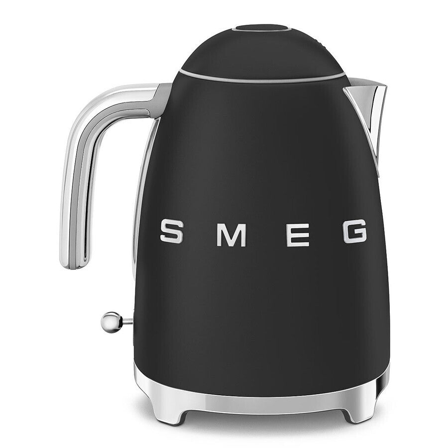Smeg 50s Retro Style Electric Kettle 1.7L 2400W Matte Black KLF03BLMEU