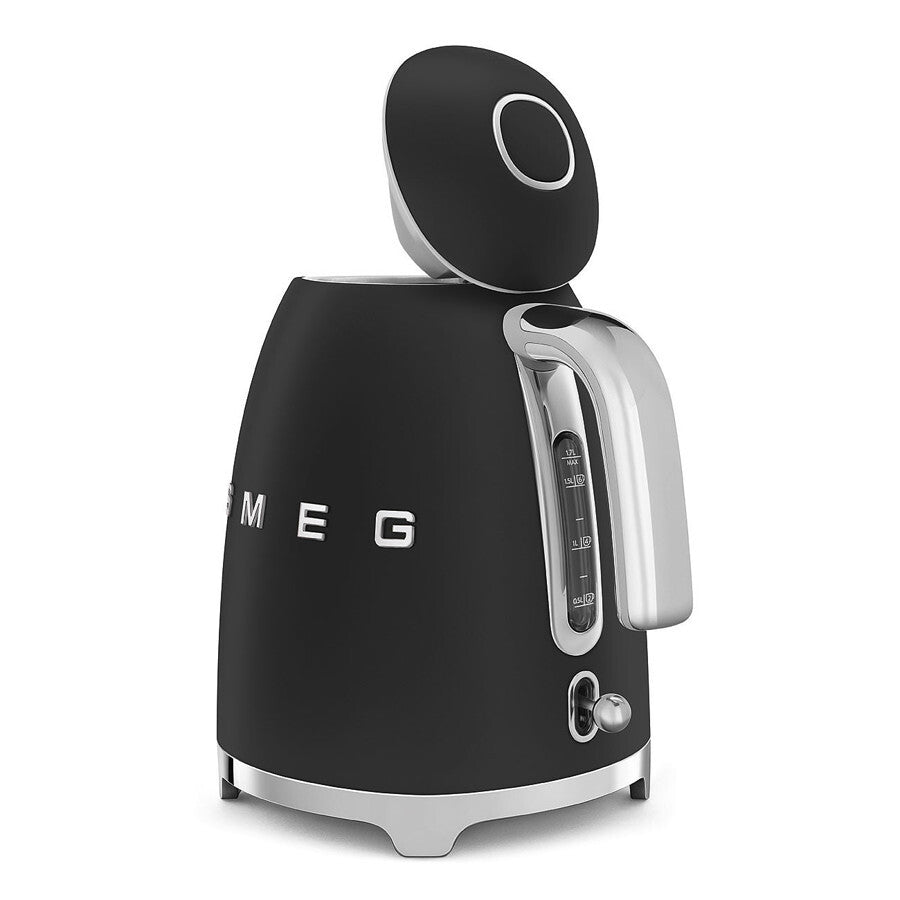 Smeg 50s Retro Style Electric Kettle 1.7L 2400W Matte Black KLF03BLMEU
