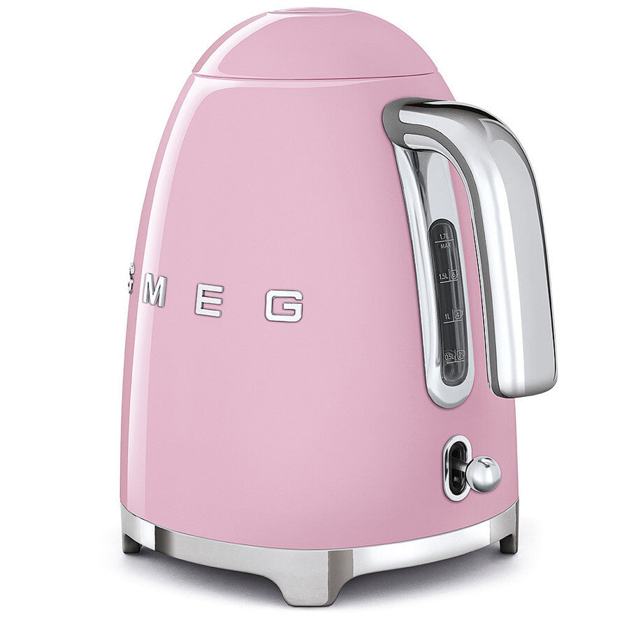Smeg 50s Retro Style Electric Kettle 1.7L 2400W Pink KLF03PKEU
