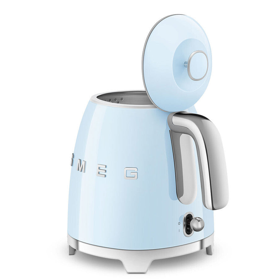 Smeg 50s Retro Style Mini Electric Kettle 0.8L 1400W Pastel Blue KLF05PBEU
