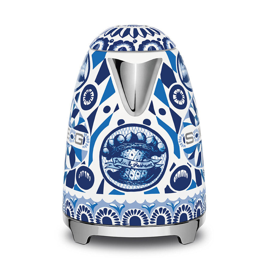 Smeg Dolce & Gabbana Kettle Blu Mediterraneo 1.7L Retro 2400W KLF03DGBEU New