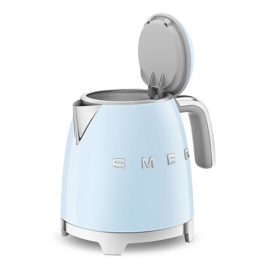 Smeg 50s Retro Style Mini Electric Kettle 0.8L 1400W Pastel Blue KLF05PBEU
