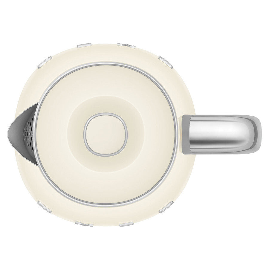 Smeg Mini Kettle Cream 0.8L 1400W Compact 50's Style Retro Design KLF05CREU
