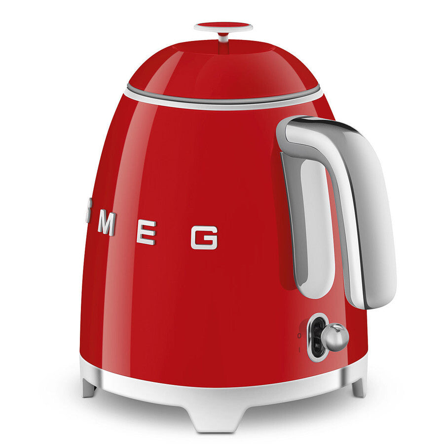 Smeg 50s Retro Style Mini Electric Kettle 0.8L 1400W Red KLF05RDEU