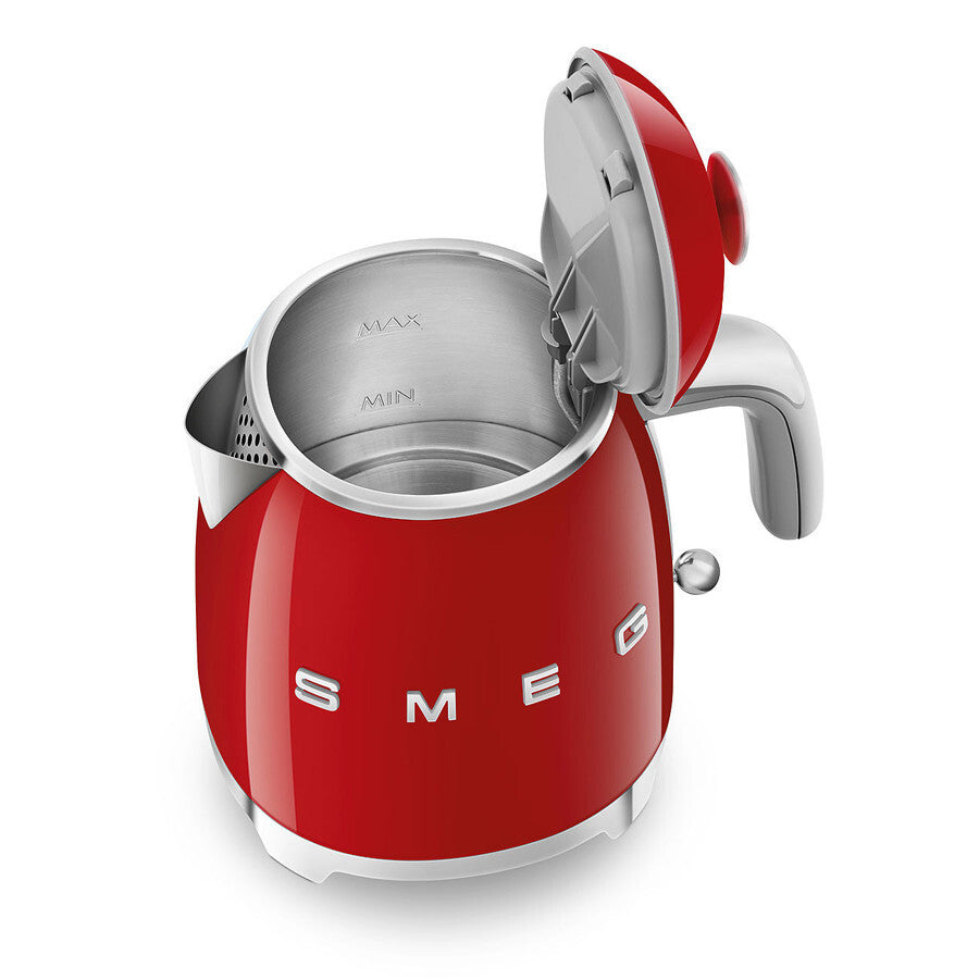 Smeg 50s Retro Style Mini Electric Kettle 0.8L 1400W Red KLF05RDEU