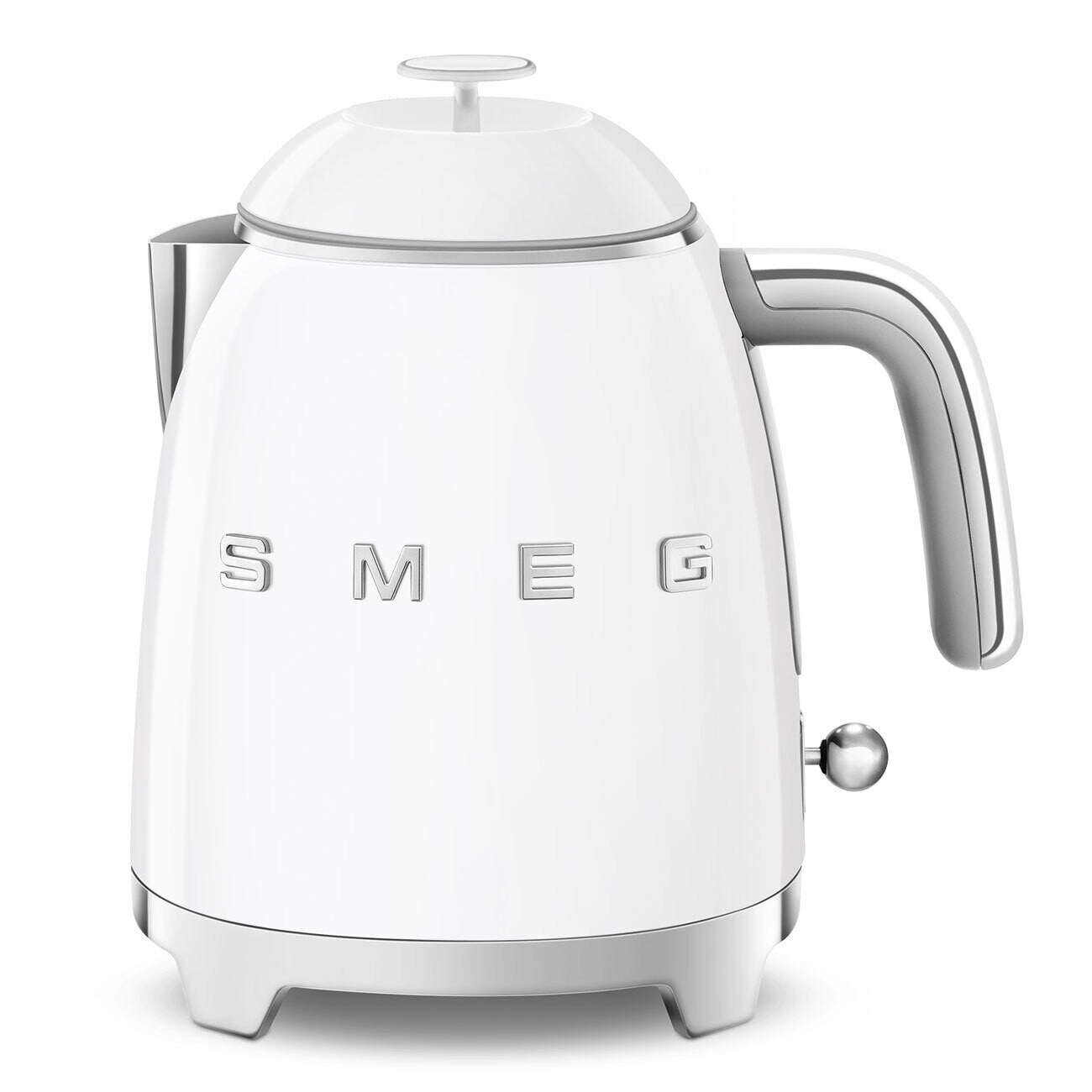 Smeg Mini Kettle KLF05WHEU 1400W 0.8L White Retro 50s Electric Small Jug Box