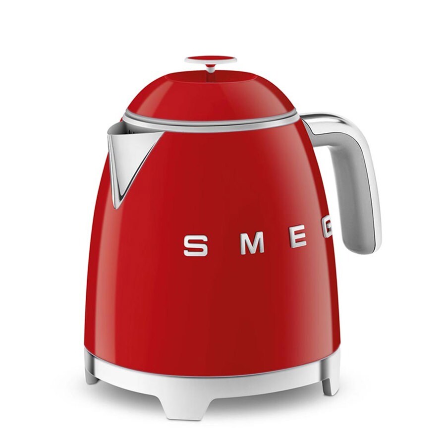 Smeg 50s Retro Style Mini Electric Kettle 0.8L 1400W Red KLF05RDEU