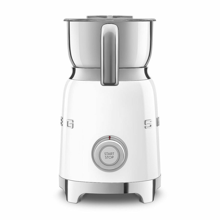 Smeg Milk Frother White Induction 500W 6 Programs Retro Style MFF11WHEU New