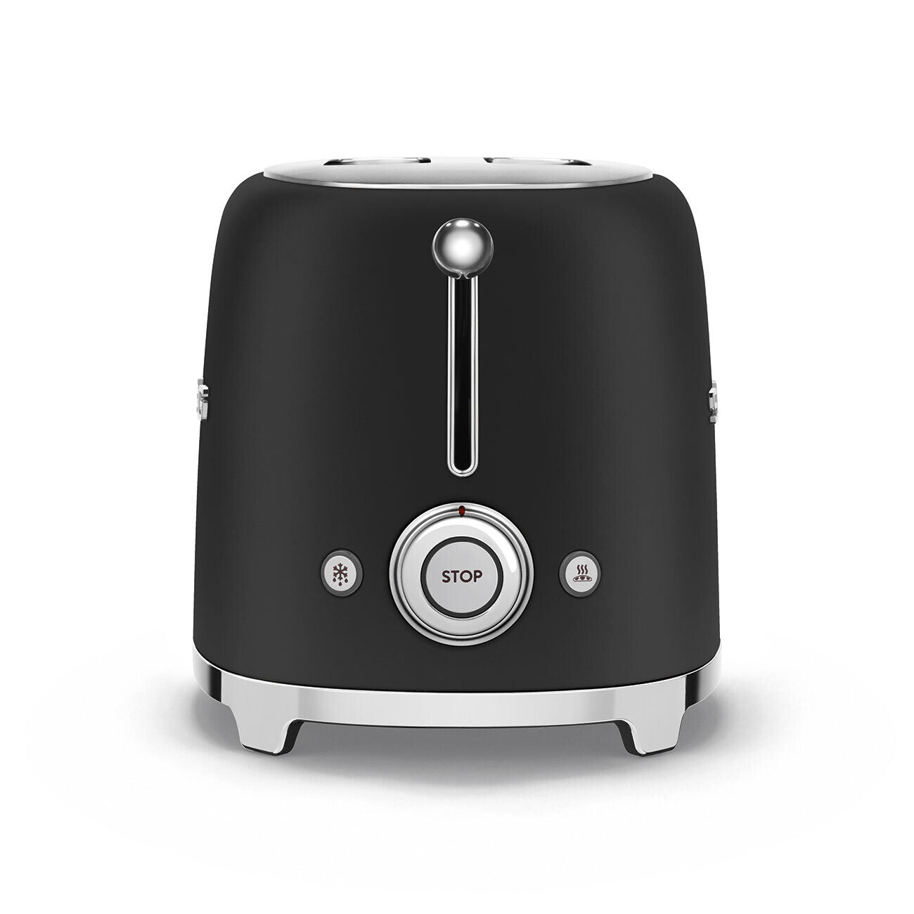 Smeg 50s Retro Style 2 Slice Toaster 950W Matte Black TSF01BLMEU