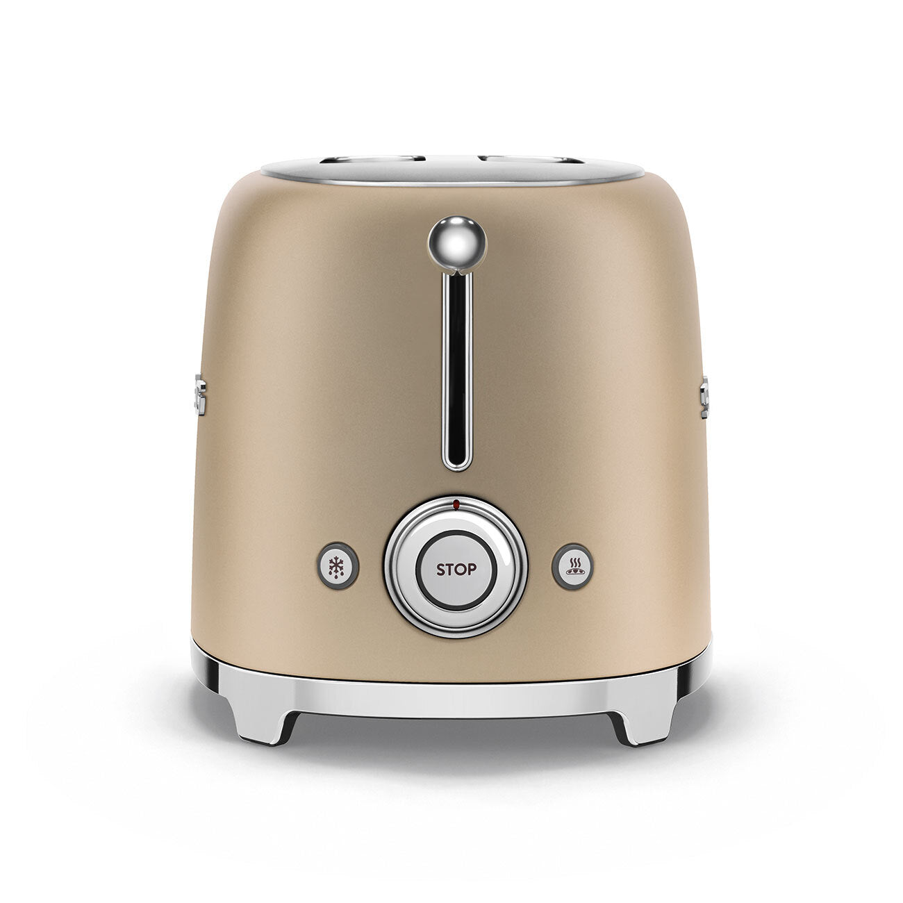 Smeg 50s Retro Style 2 Slice Toaster 950W Matte Champagne TSF01CHMEU