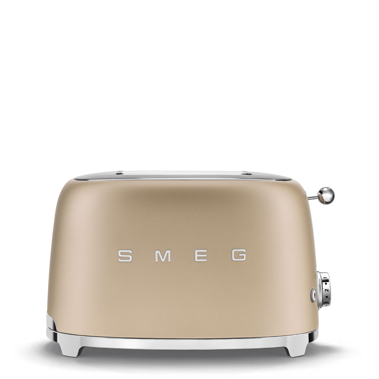 Smeg 50s Retro Style 2 Slice Toaster 950W Matte Champagne TSF01CHMEU