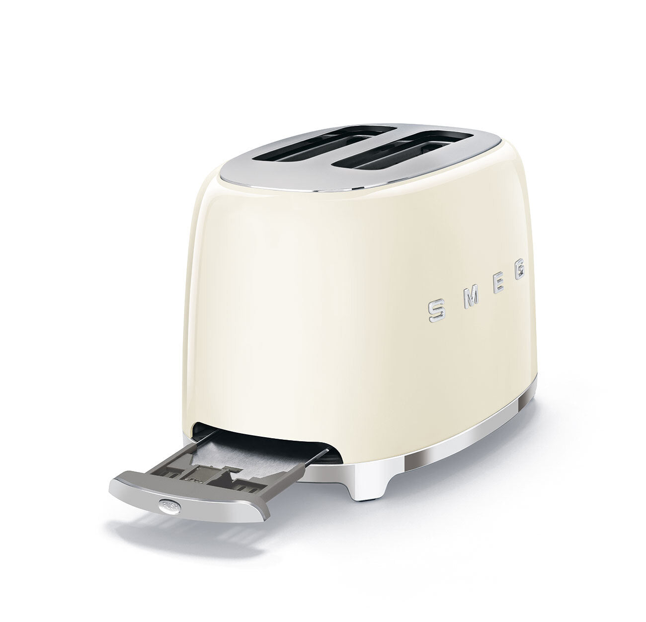 Smeg 50s Retro Style 2 Slice Toaster 950W Cream TSF01CREU