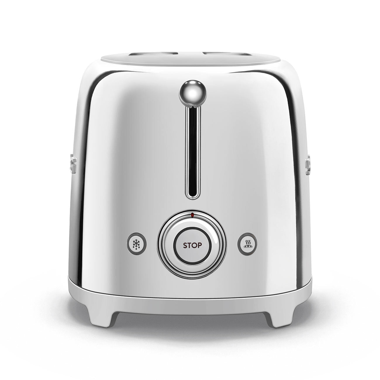 Smeg 2-Slice Toaster Stainless Steel 950W Retro 50s Style TSF01SSEU