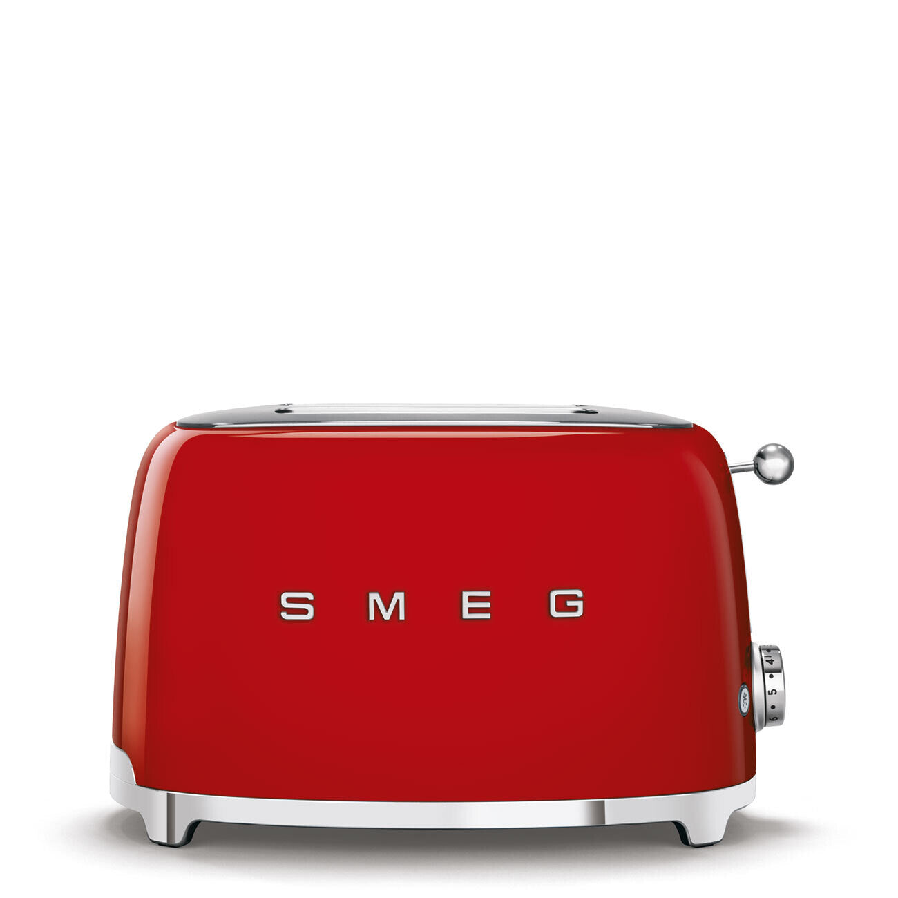 Smeg Toaster TSF01 2 Slice Red Retro 50s Style 950W Extra Wide Dual Slot