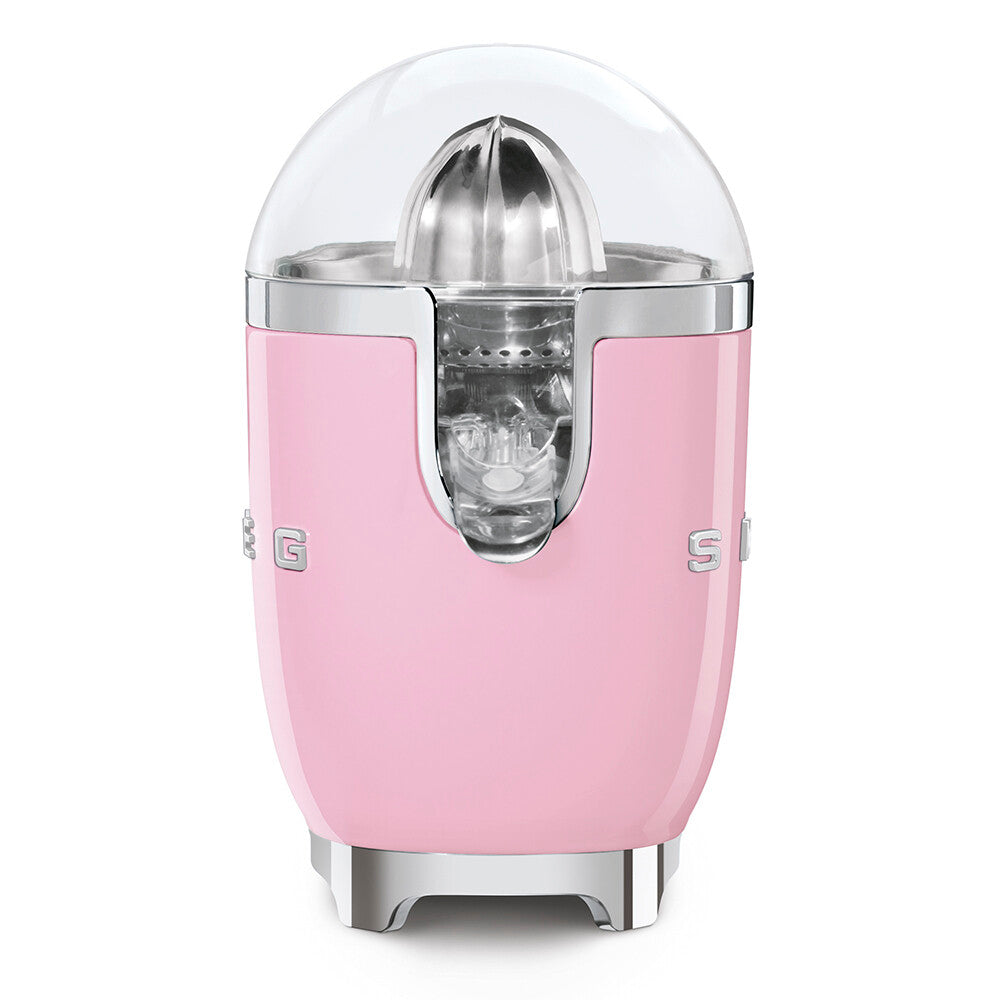 Smeg Citrus Juicer Pink 70W Retro 50's Style Tritan Renew Bowl CJF11PKEU