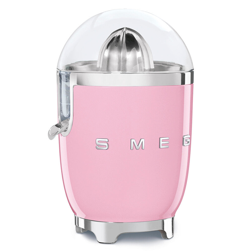 Smeg Citrus Juicer Pink 70W Retro 50's Style Tritan Renew Bowl CJF11PKEU