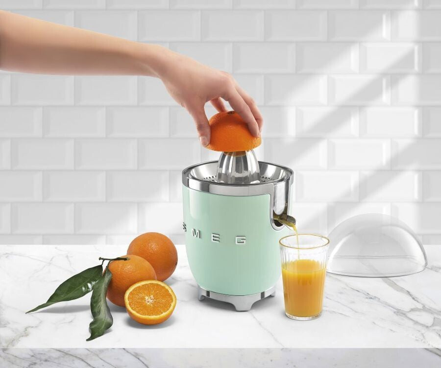 Smeg 50s Retro Style Citrus Juicer 70W Pastel Green CJF11PGEU