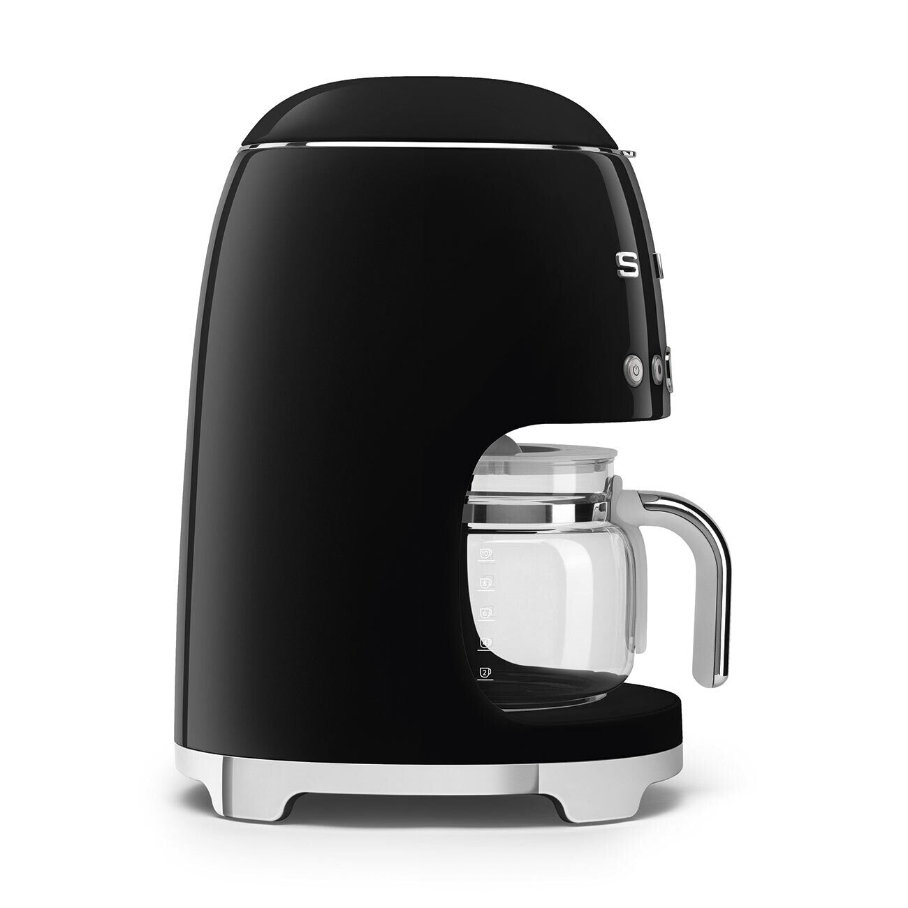 Smeg 50s Retro Style Drip Coffee Machine 10-Cup Black DCF02BLEU