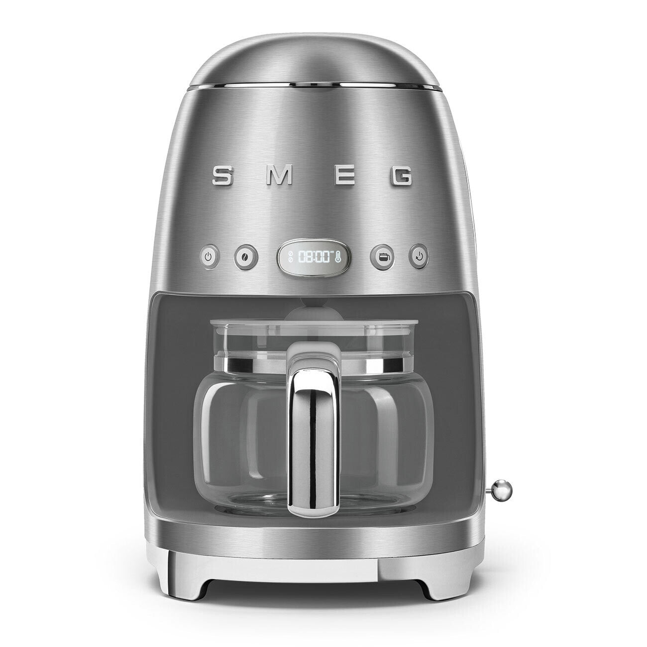 Smeg 50s Style Drip Coffee Machine Stainless Steel 10 Cup DCF02
