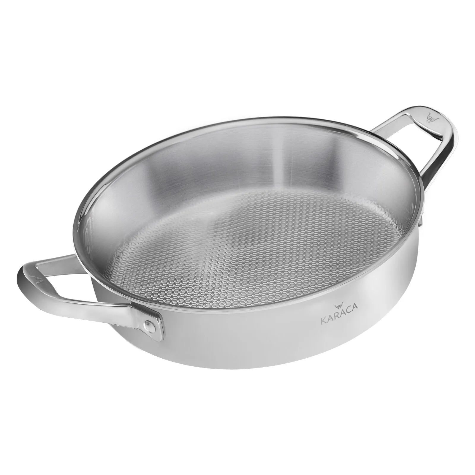 Karaca 3Ply PowerSteel 316+ Stainless Steel Honeycomb Casserole 30 cm 4.9L Induction
