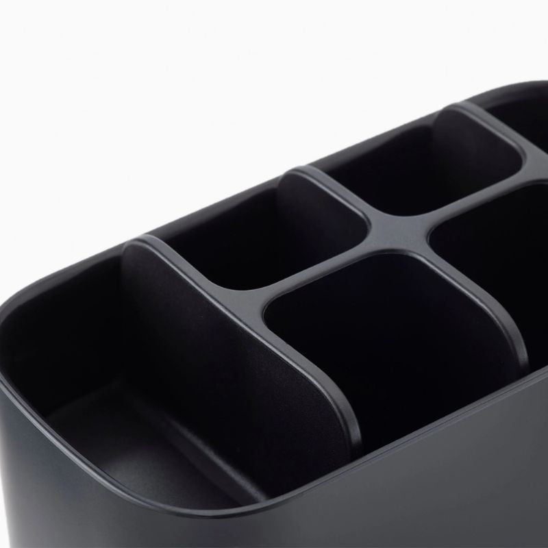 Joseph Joseph 70599 EasyStore Large Toothbrush Holder – Matt Black