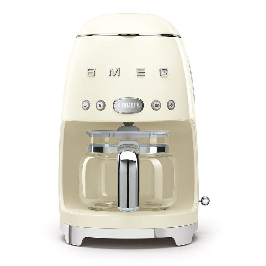 Smeg 50s Retro Style Drip Coffee Machine 10-Cup Cream DCF02CREU