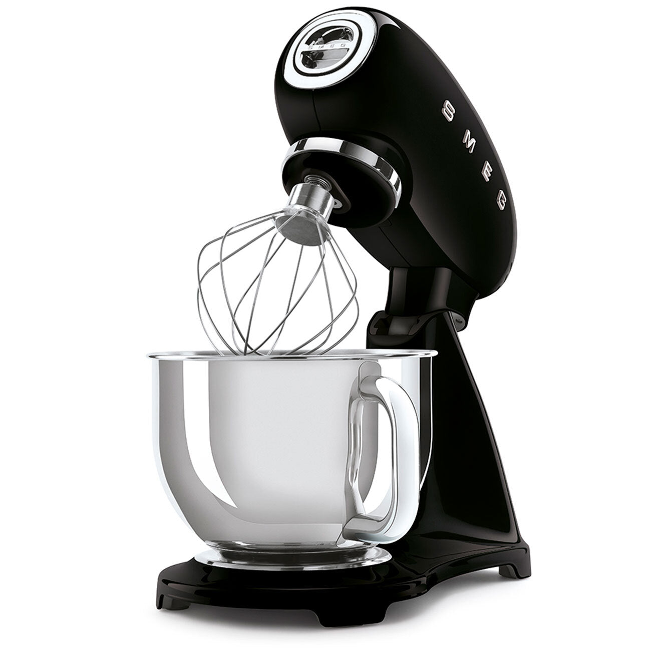 Smeg SMF03 Stand Mixer 4.8L 800W Full Color Retro 50s Style Full Black New