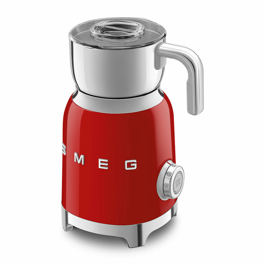 Smeg 50s Retro Style Induction Milk Frother 500W Red MFF11RDEU