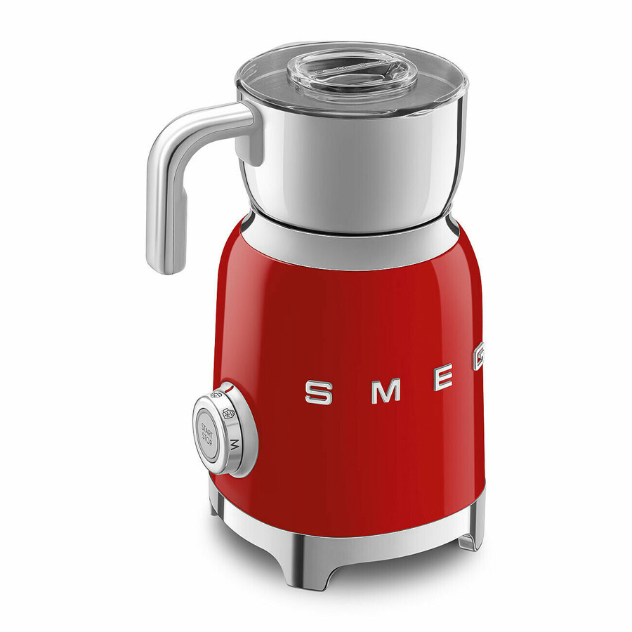 Smeg 50s Retro Style Induction Milk Frother 500W Red MFF11RDEU