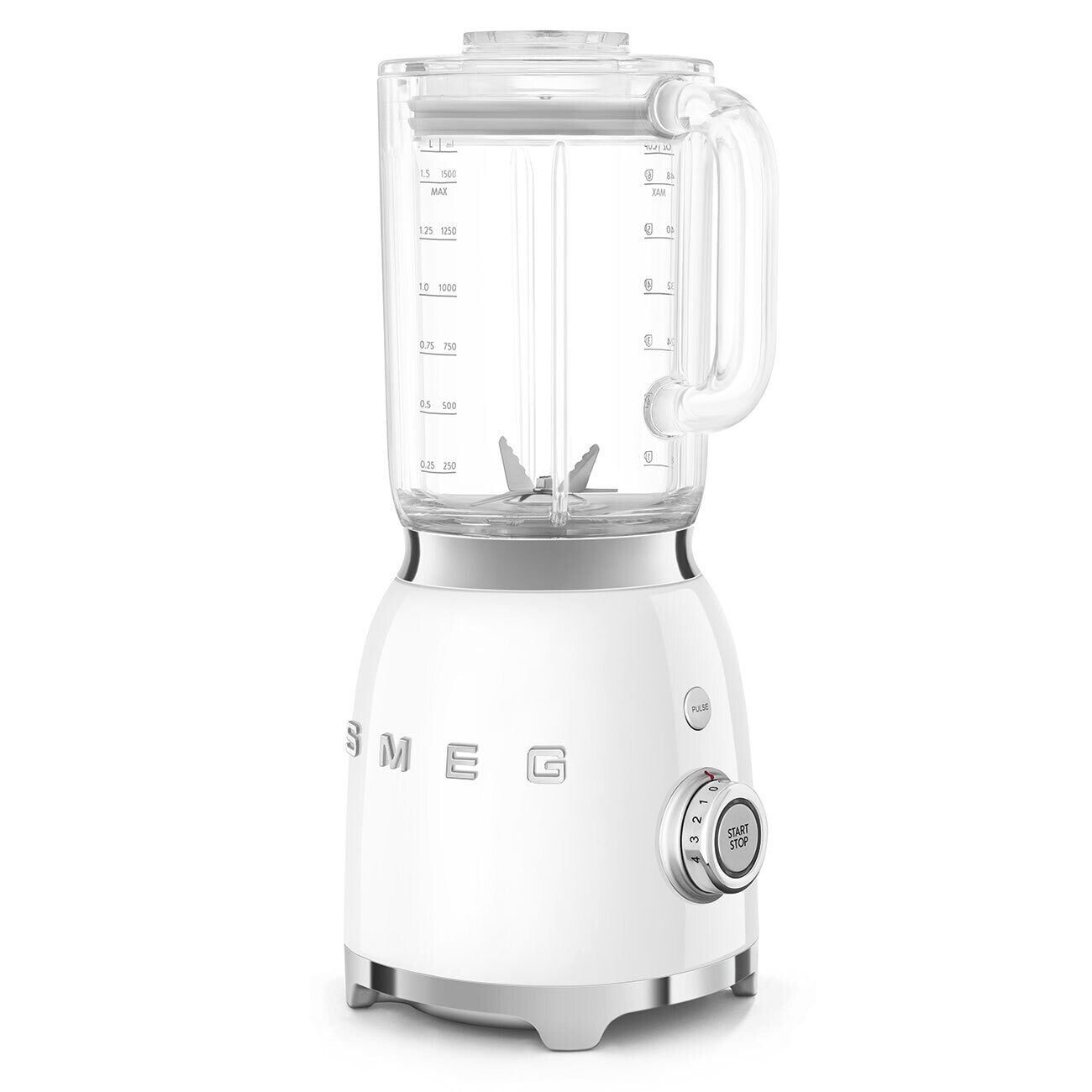 Smeg Blender BLF03 800W 1.5L White Retro 50s Countertop Tritan Food Processor