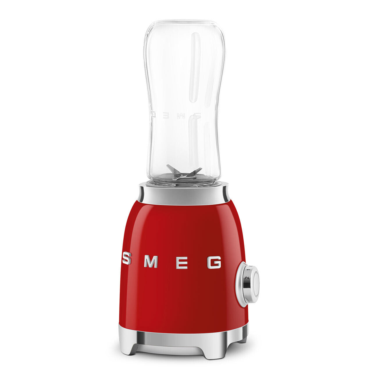 Smeg PBF01 Personal Blender 600ml Bottle-To-Go 300W Retro 50s Style Red