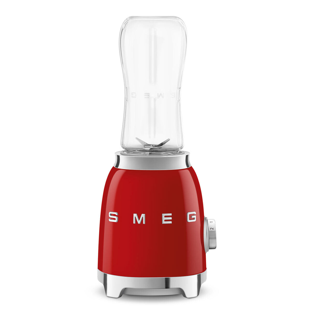 Smeg PBF01 Personal Blender 600ml Bottle-To-Go 300W Retro 50s Style Red