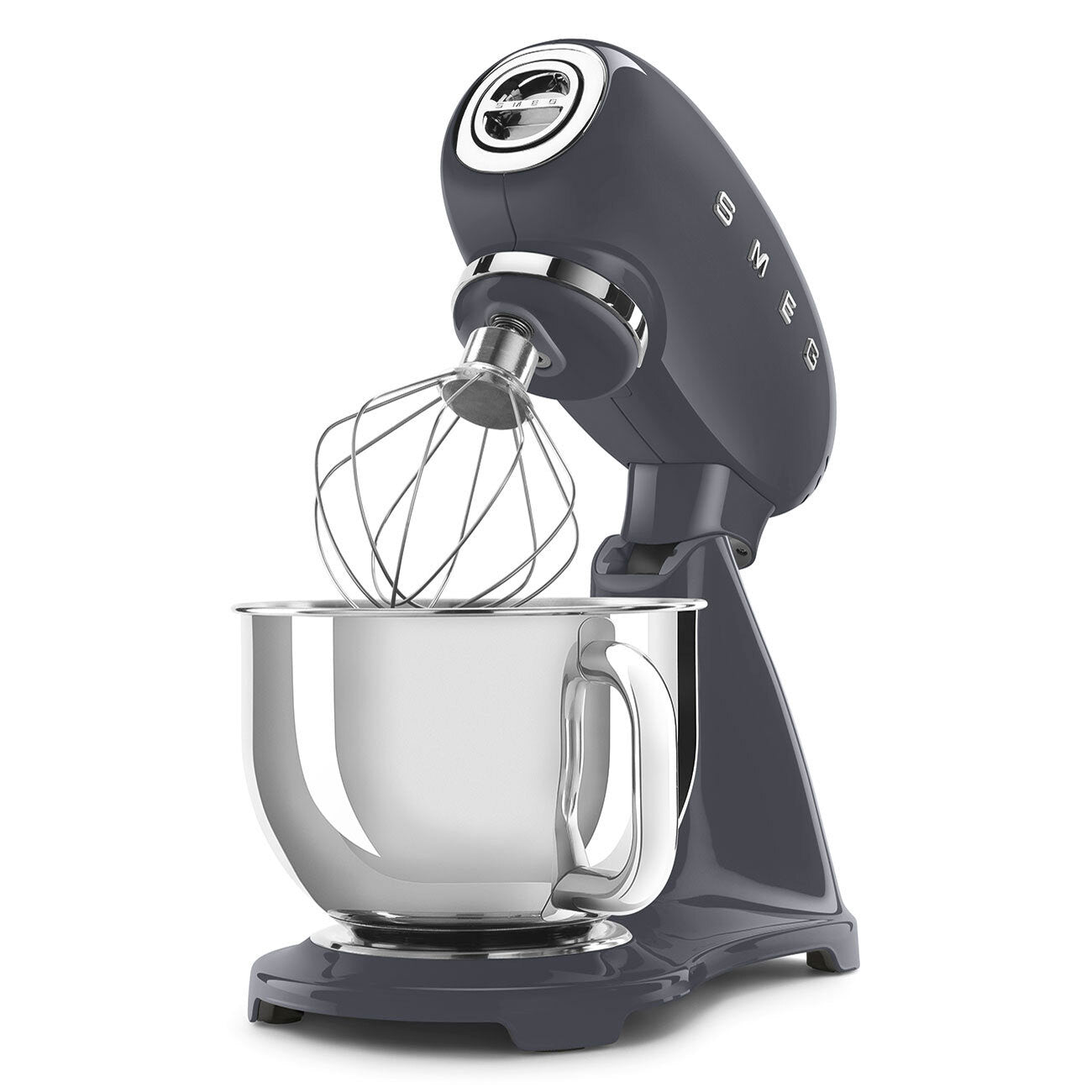 Smeg 50s Retro Style Stand Mixer 4.8L 800W Full Slate Grey SMF03GREU
