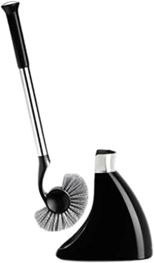 SimpleHuman Toilet Brush with Caddy Stainless Steel, Black