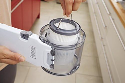 Black & Decker PV1820LGB 18V Lithium Ion Compact Pivot Vacuum Dark Titanium